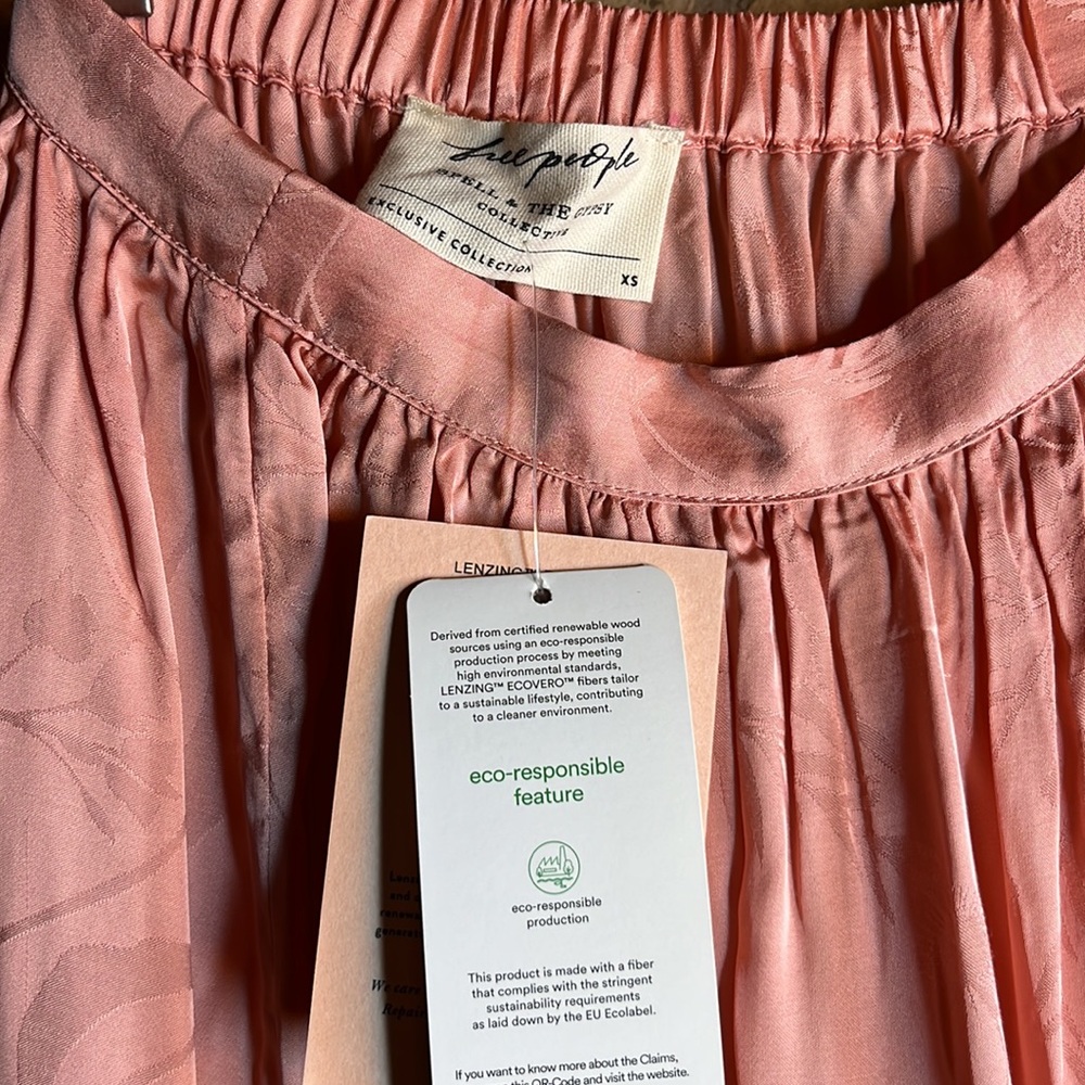 Spell x Free People Ocean Maxi Skirt in Coral - Picture 6 of 8